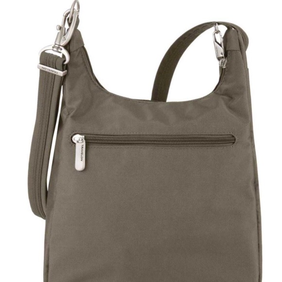 Travelon Anti-Theft Classic Essential Messenger Bag Nutmeg - Picture 2 of 5